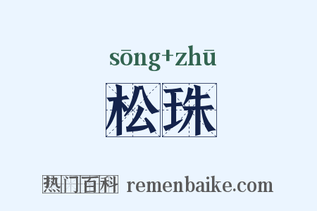 松珠是什么意思的图片
